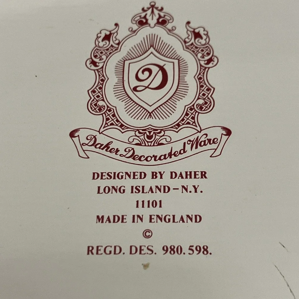 Daher Decorated Ware manufactured height