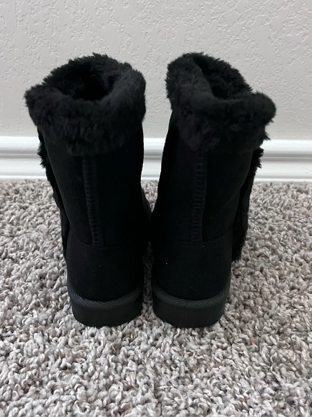 fabkids black faux