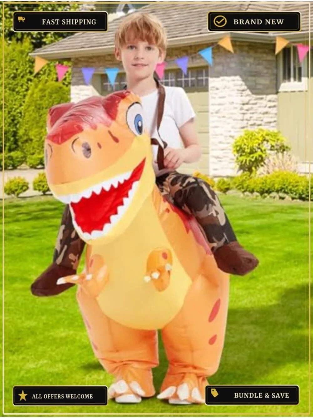 N/A inflatable dinosaur
