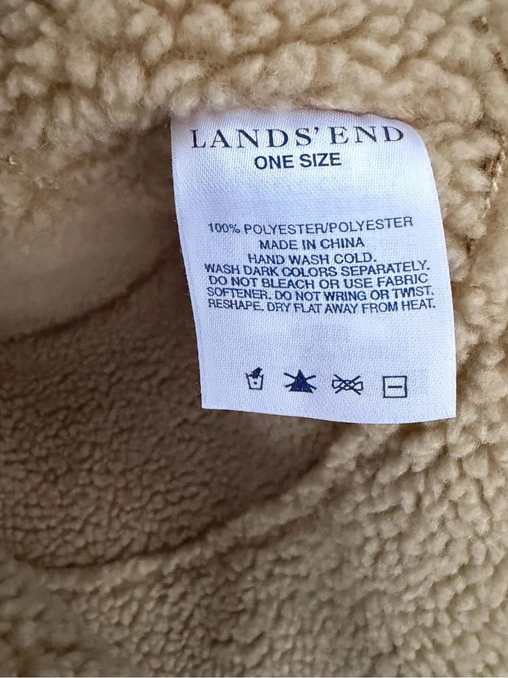 Lands End suede look