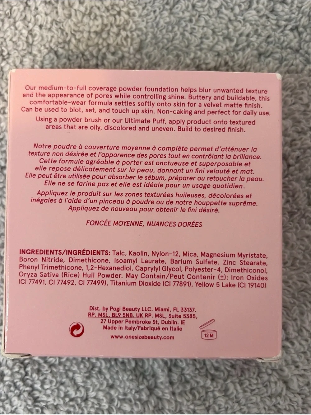 ONE/SIZE versatile foundation