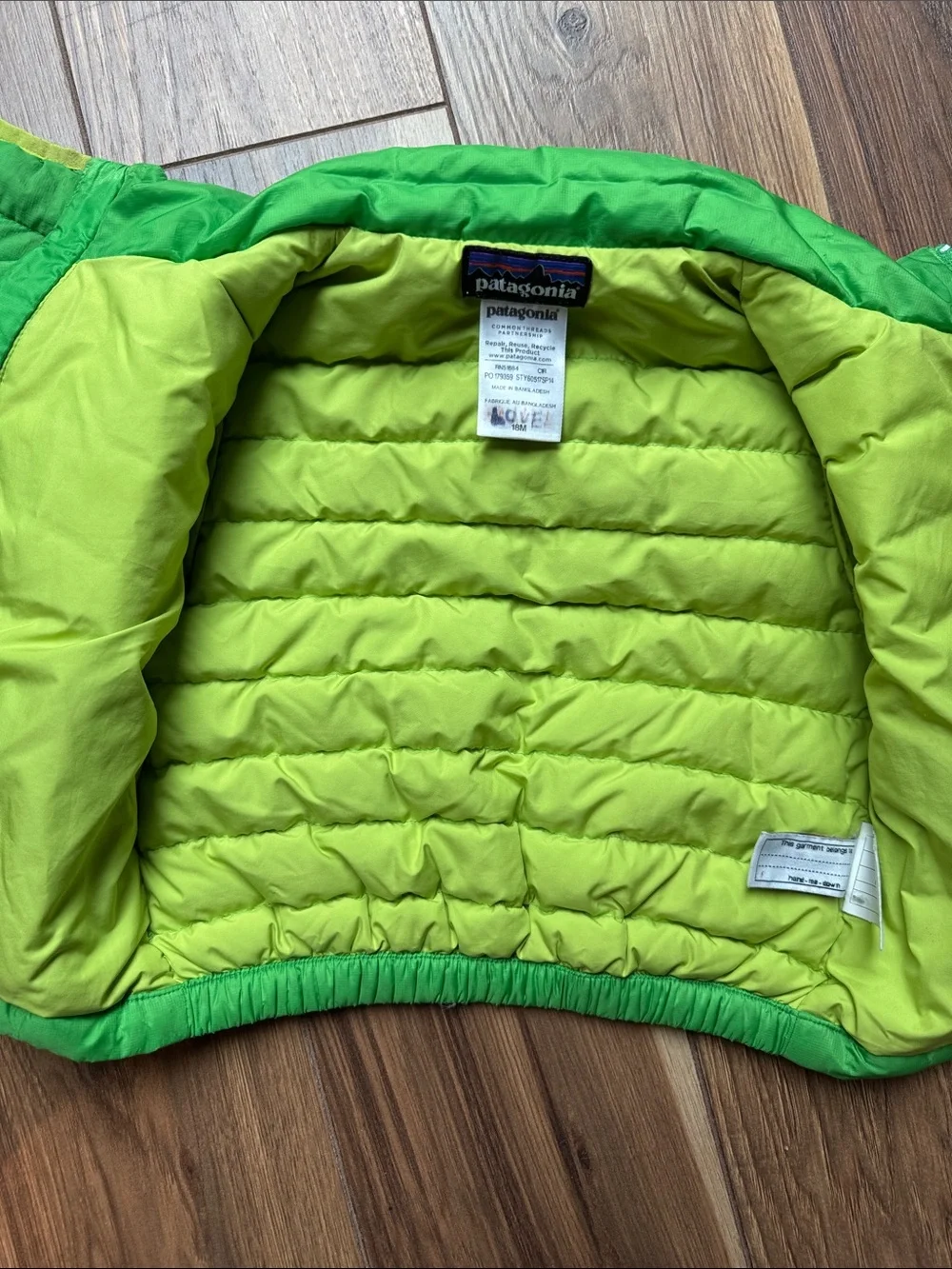 Patagonia vivid green
