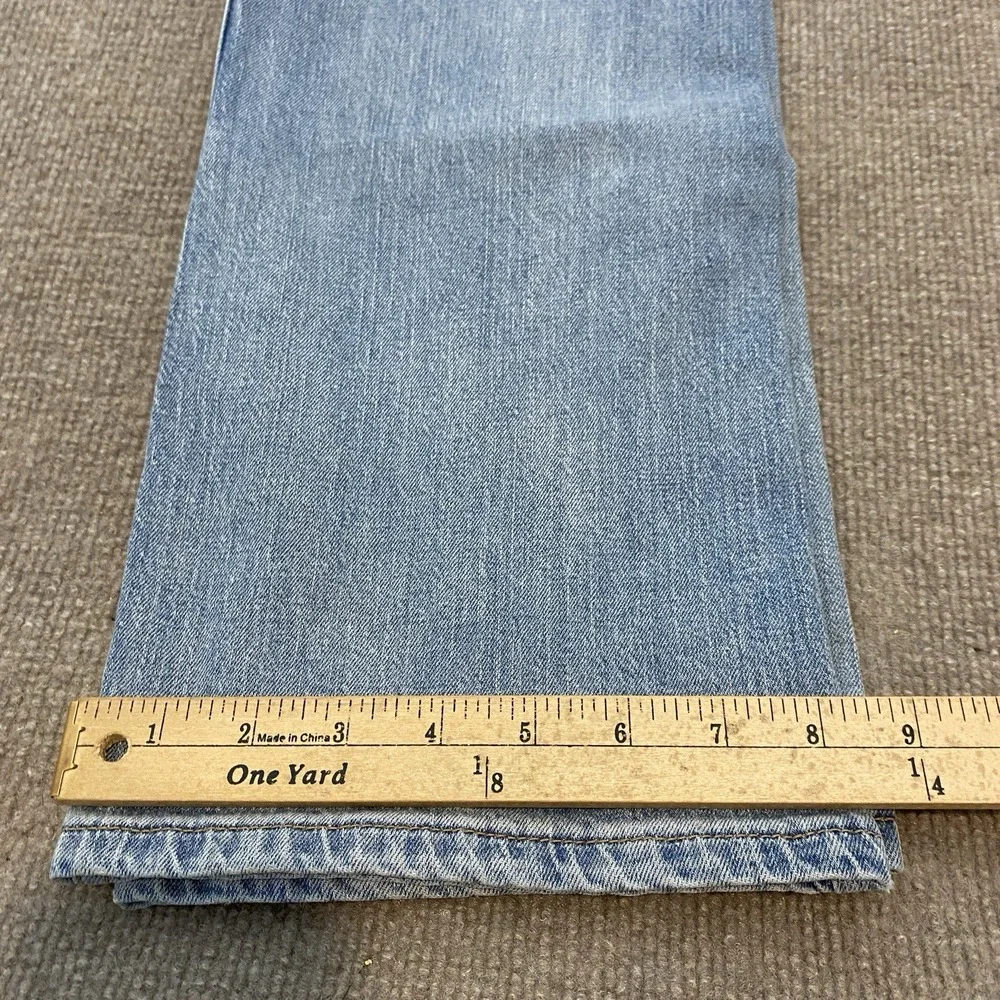 Levis Jeans Mens 33x34 Blue 527 Bootcut Western Denim Rockabilly Cowboy Stretch