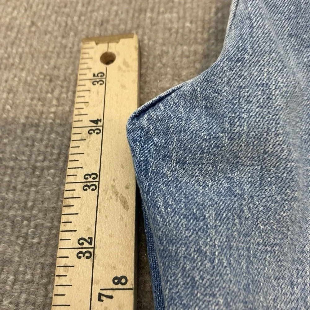 Levis Jeans Mens 33x34 Blue 527 Bootcut Western Denim Rockabilly Cowboy Stretch