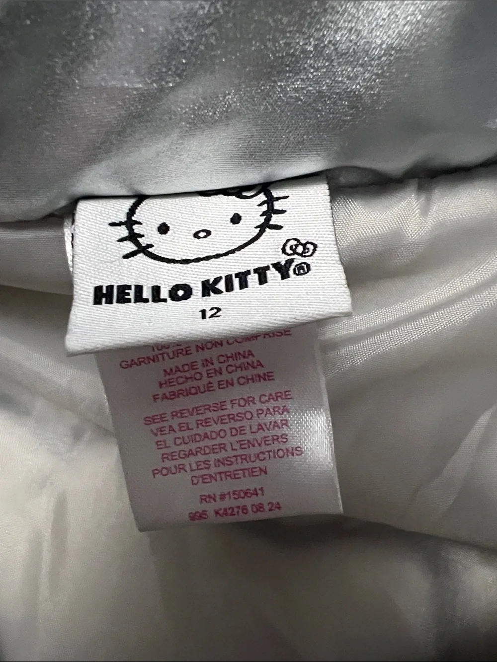Hello Kitty quilted layering