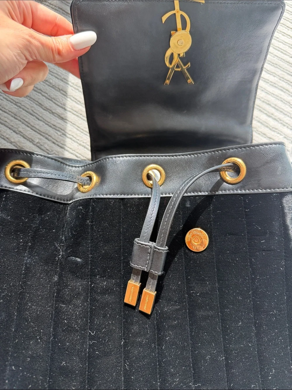 Saint Laurent flap size new