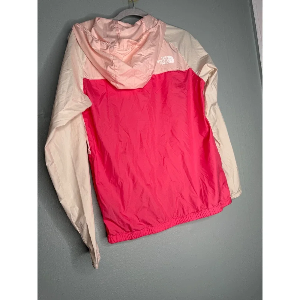 The‎ North Face packable windbreaker jacket youth in pink