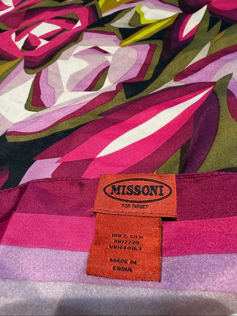 Missoni bold floral