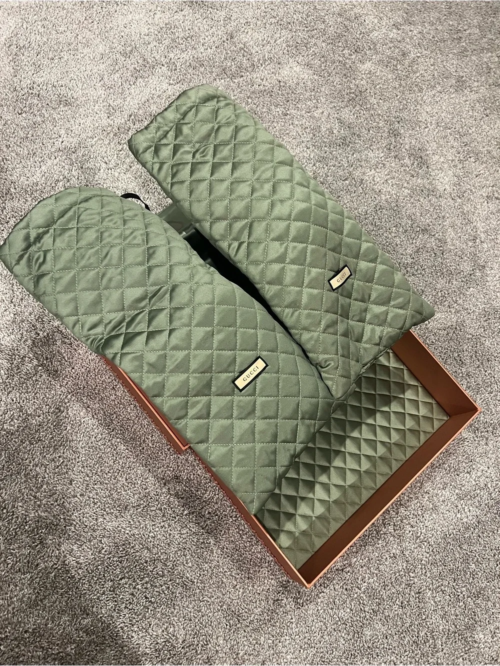 Gucci croc embossed