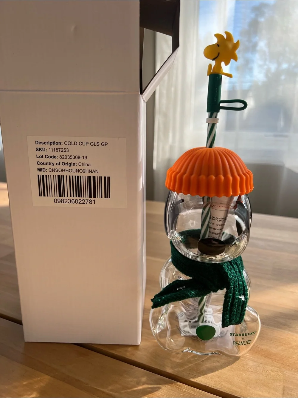 NWT Peanuts™ + Starbucks®Snoopy Cold Cup
