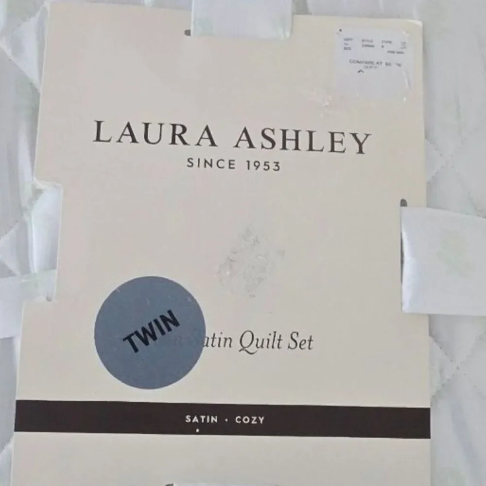 Laura Ashley floral twin