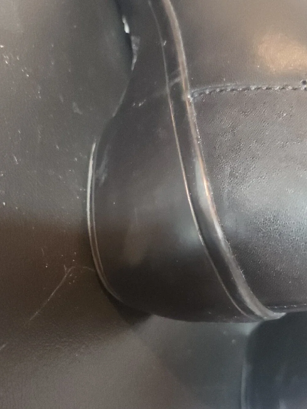 Clarks smooth black