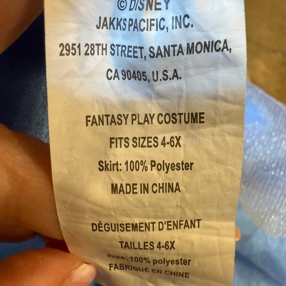 Disney blue fabric