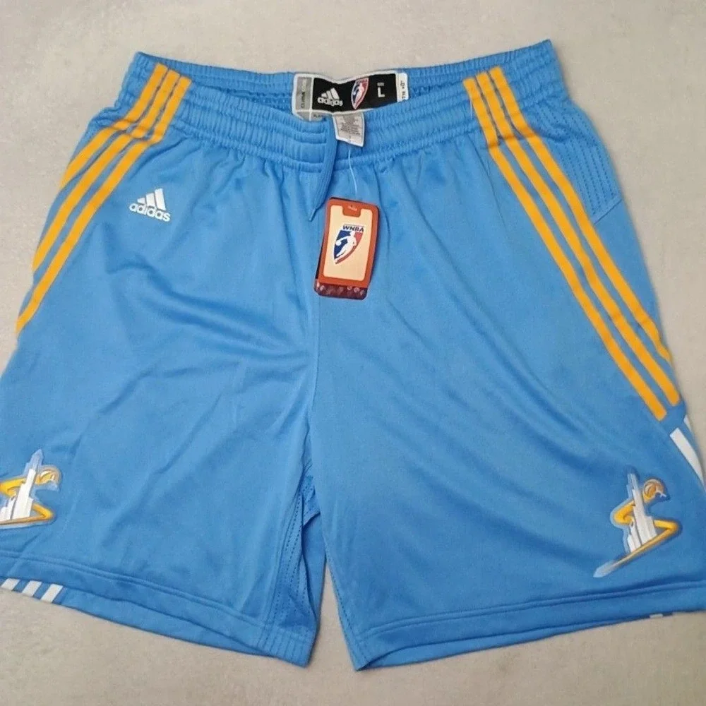 Adidas Chicago Sky Shorts Womens L Blue 9
