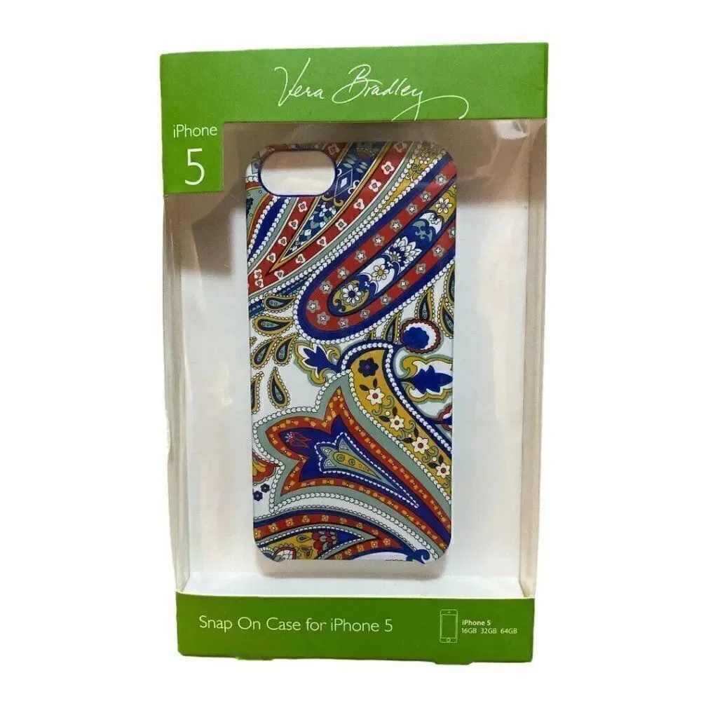 Vera Bradley MARINA PAISLEY Snap On iPhone 5 Case