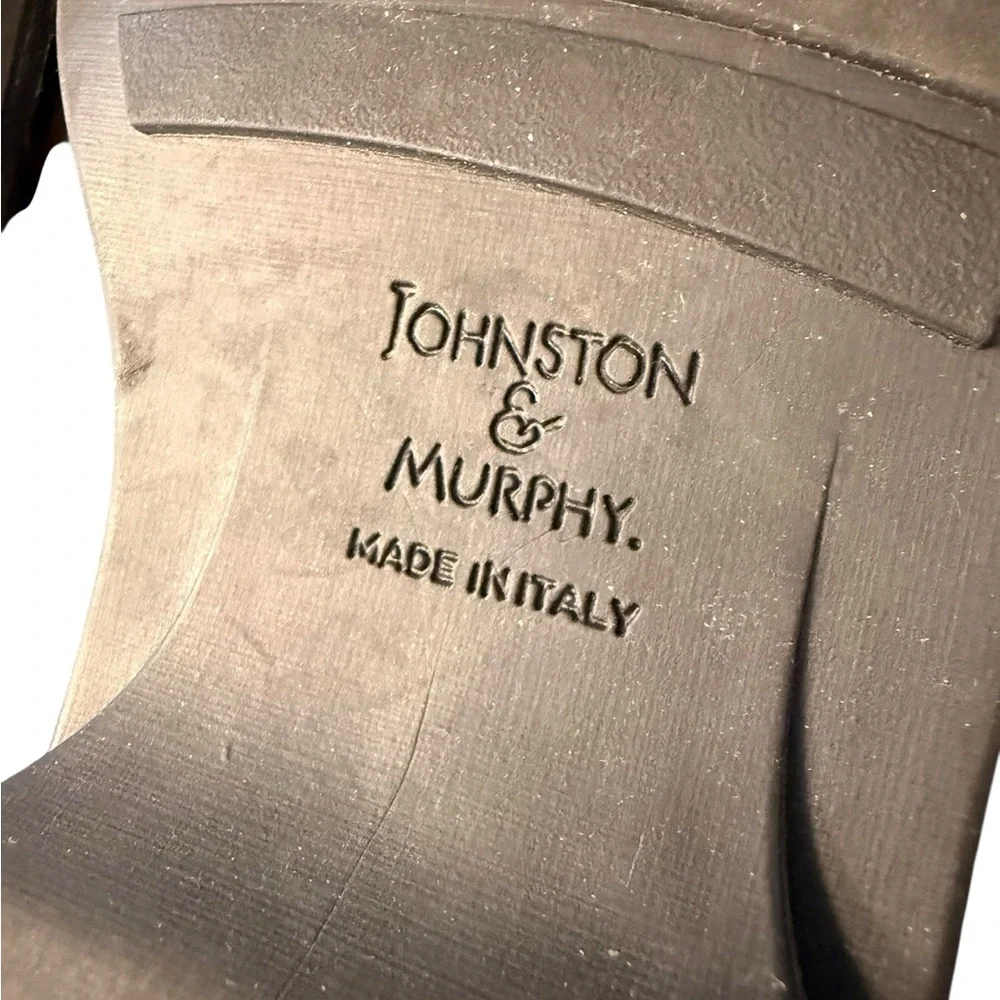 Johnston & Murphy Passport Burgundy Black Oxfords 20-2801 Men's Shoes size 8.5‎