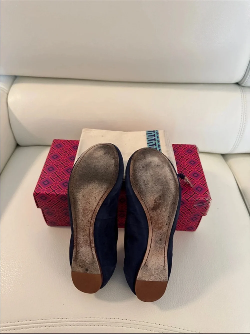 Tory Burch suede ballet