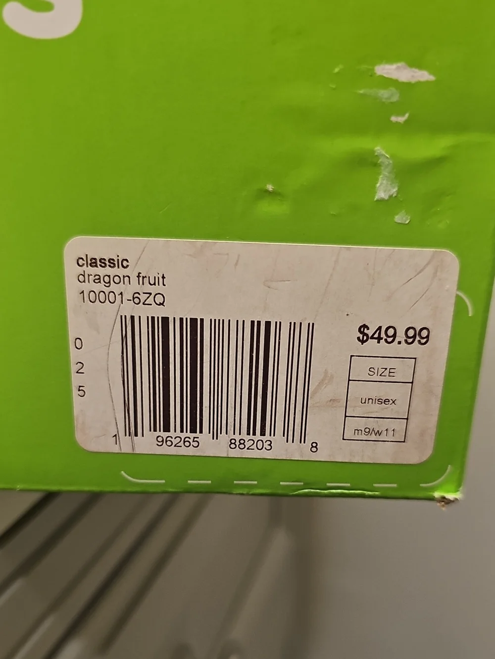 CROCS unisex sizing