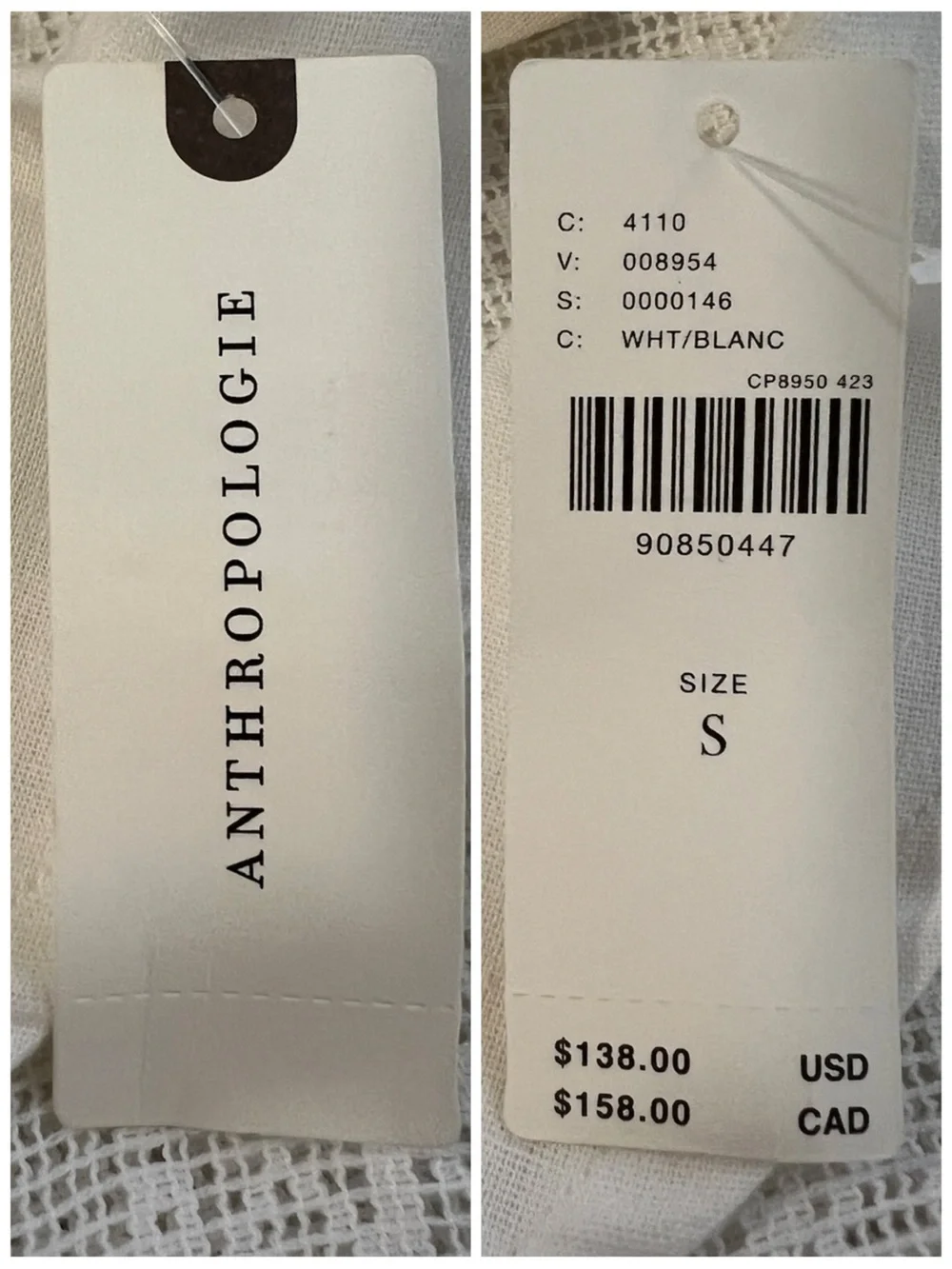 Anthropologie lightweight cropped