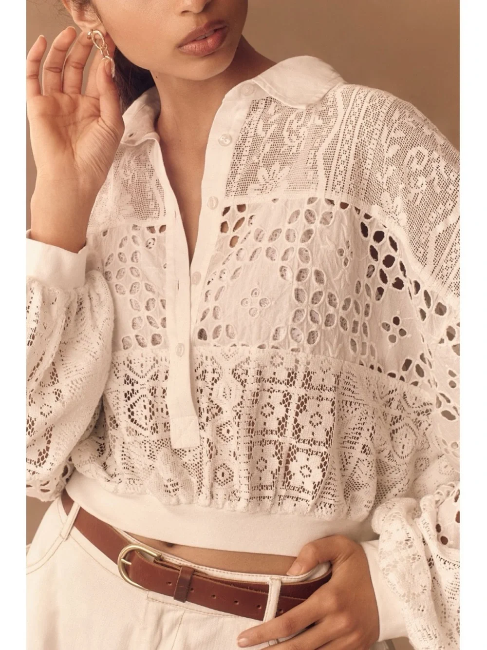 Anthropologie lightweight cropped
