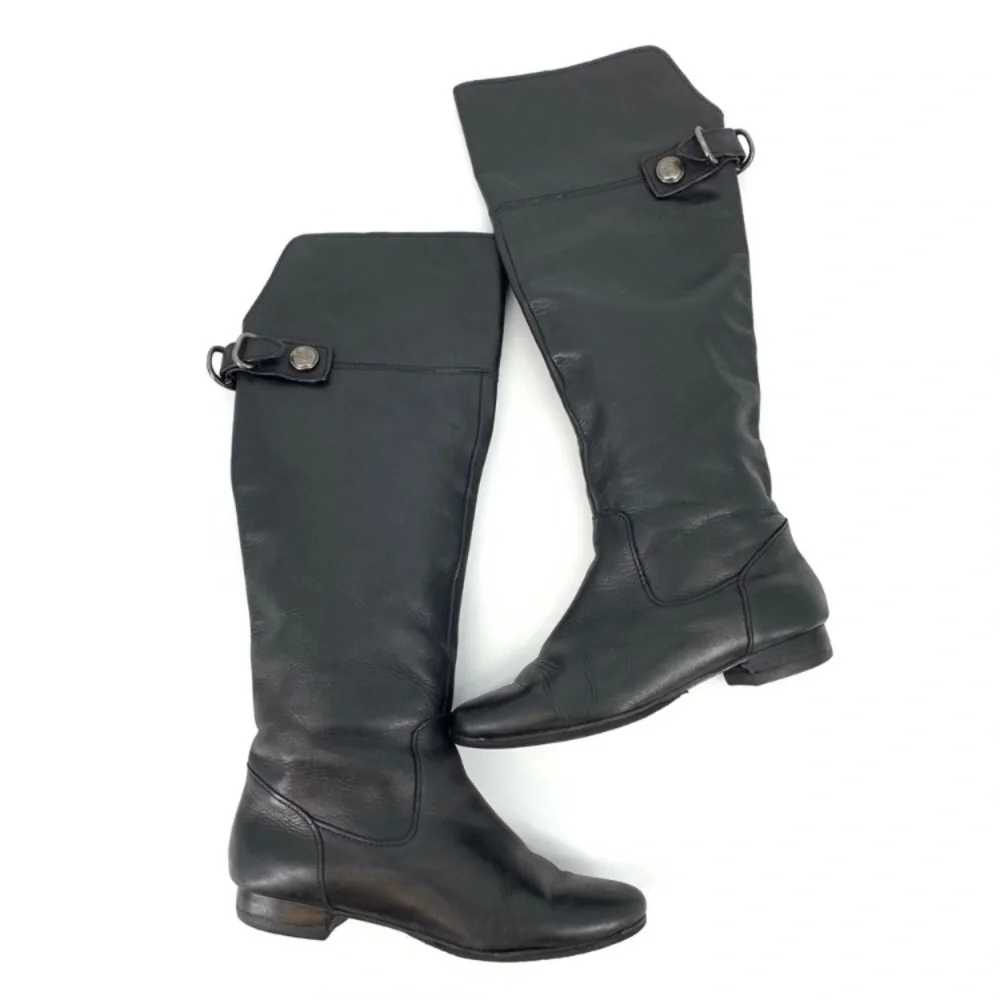 Coach Benita leather riding boots