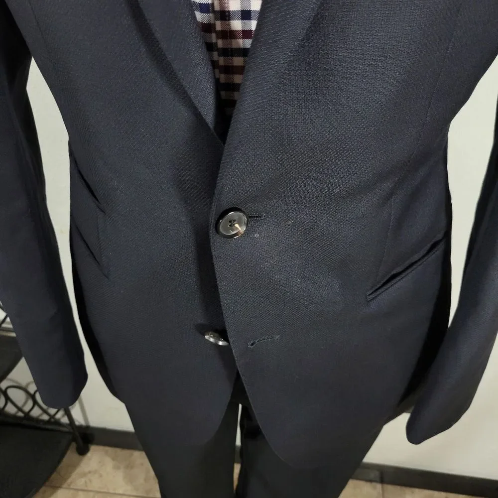 Hugo Boss before completing
