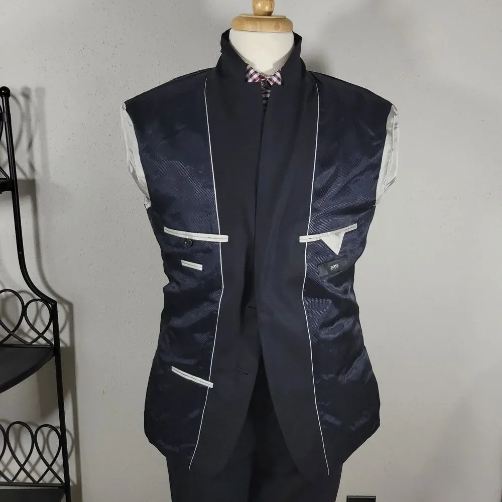 Hugo Boss before completing