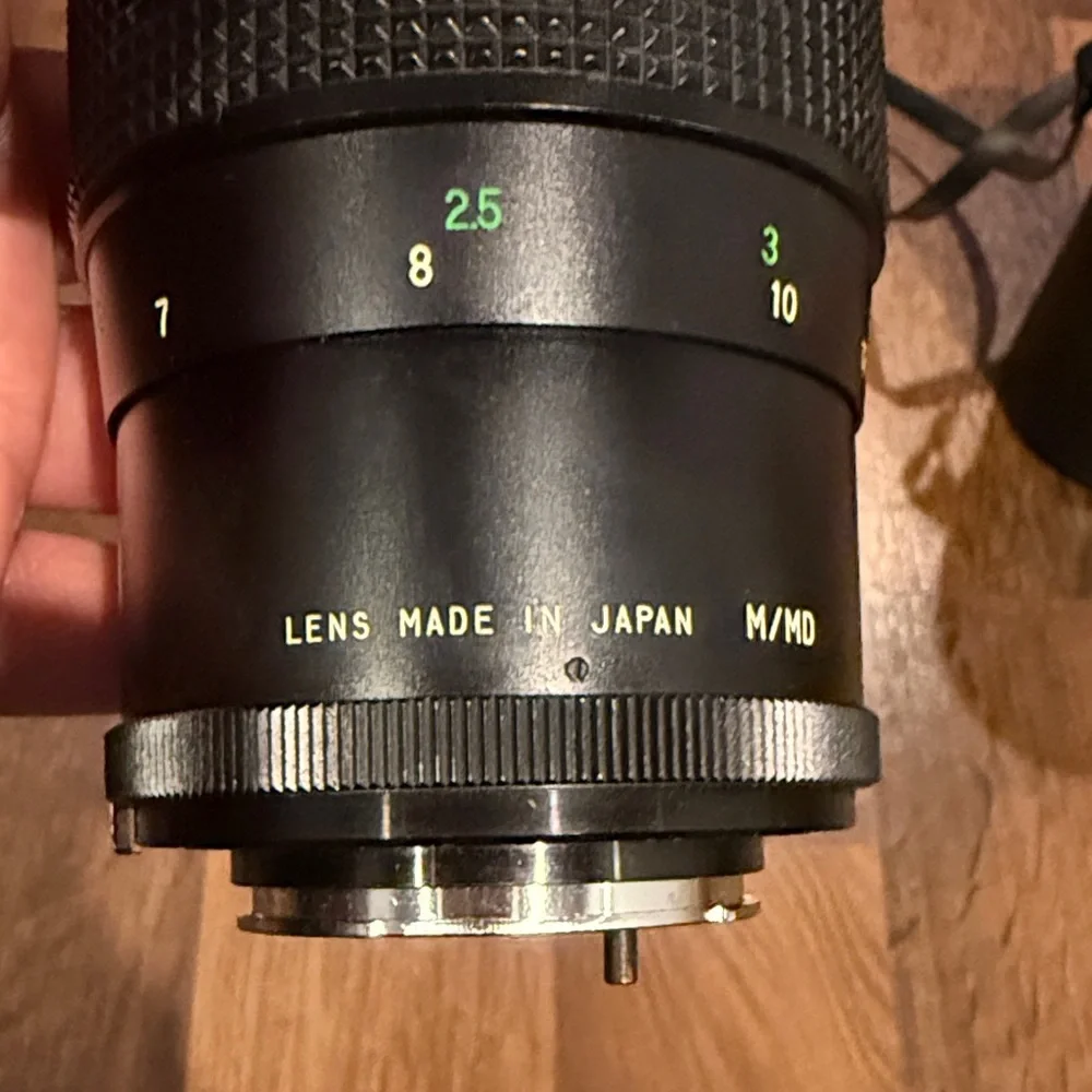 Vivitar camera lens