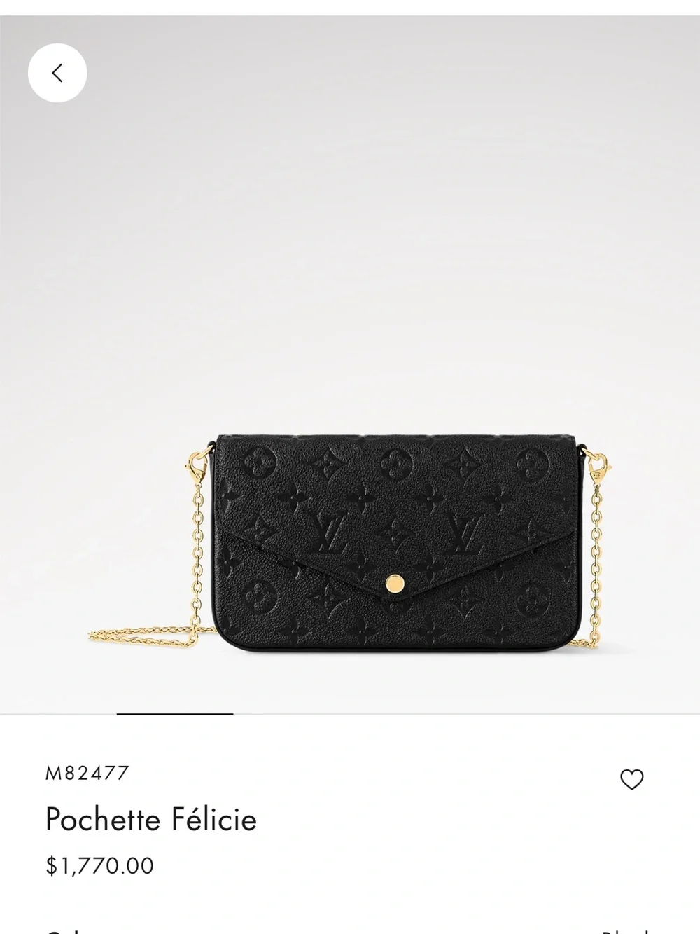 Louis Vuitton sleek envelope