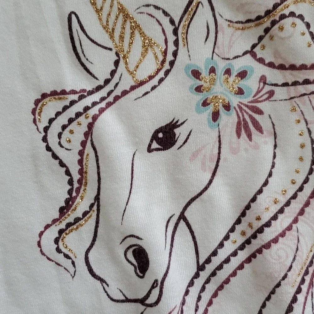 Knitworks burgundy unicorn