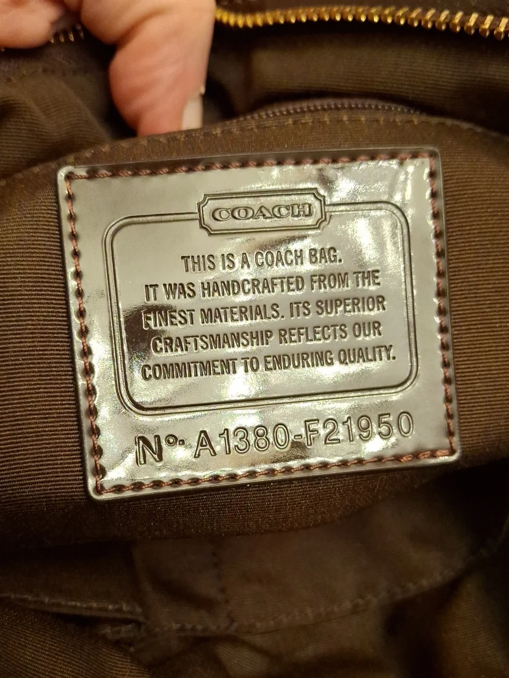 Coach signature pattern