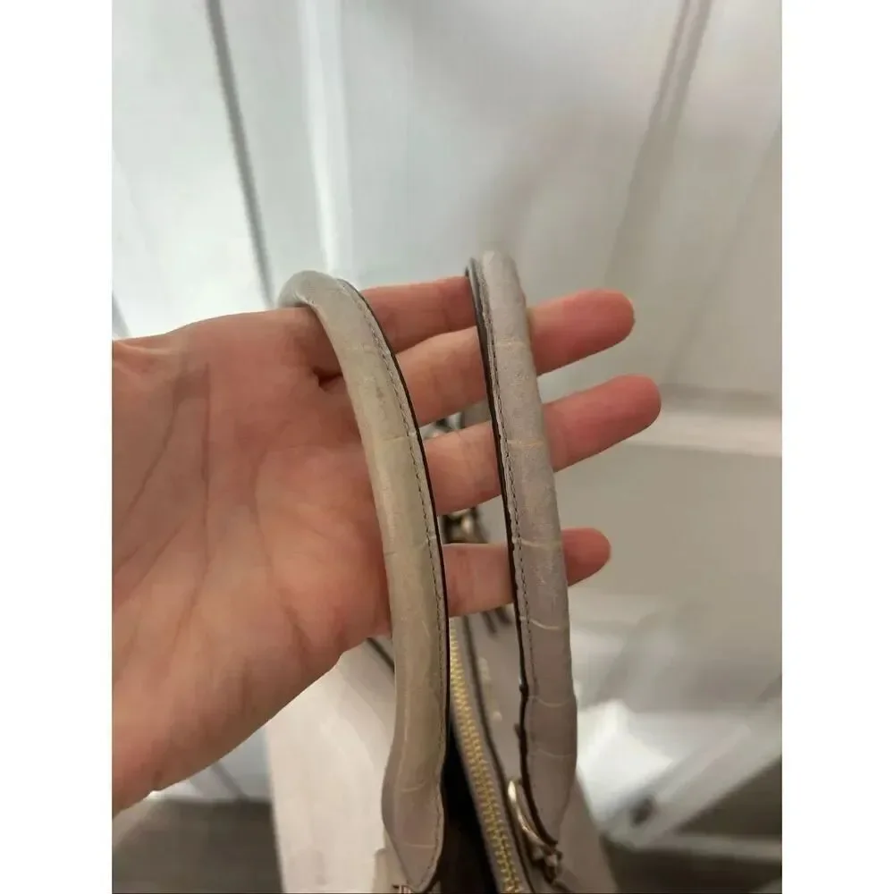Coach embossed crocodile