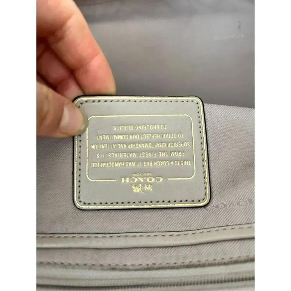 Coach embossed crocodile