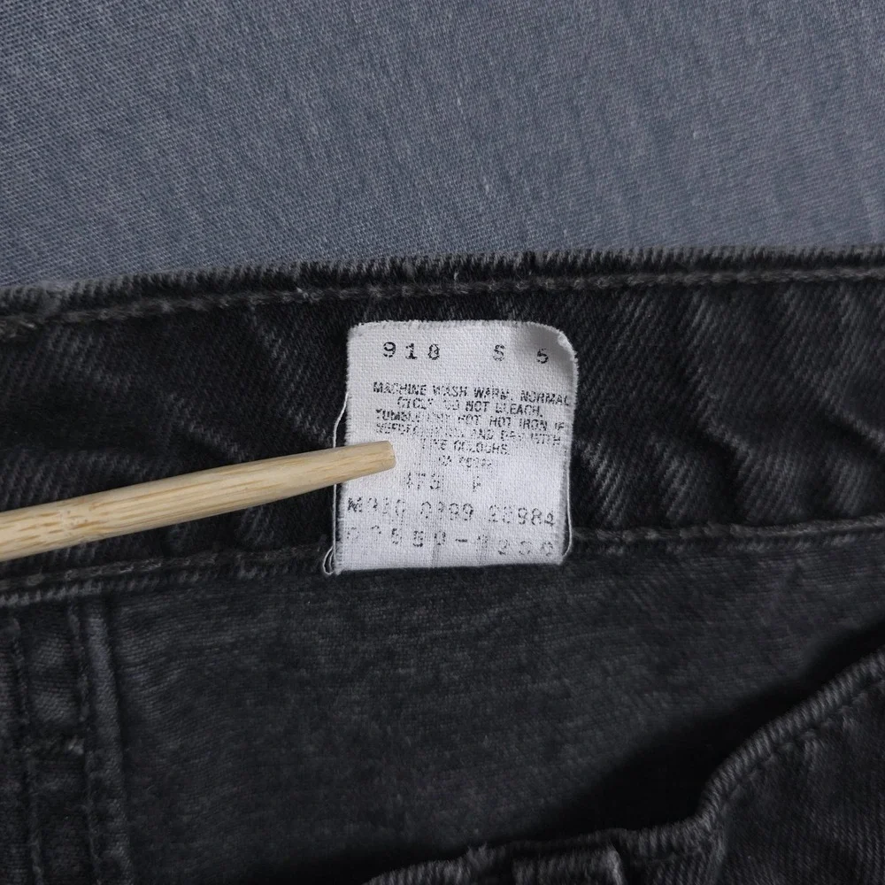 Vintage Levis 550 Relaxed Fit Jeans Mens 36x32 (Fits 33x31) Black Denim 90s