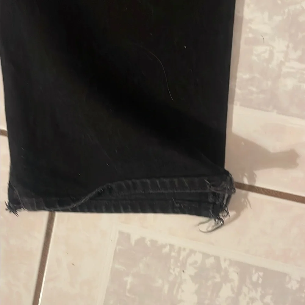 Levi's Black Straight Jeans