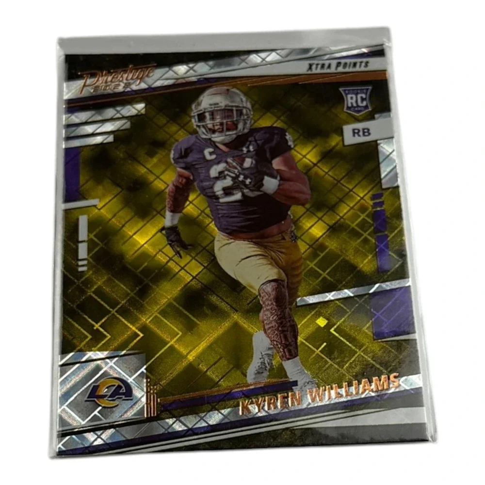 2022 Panini Prestige Kyren Williams‎ Rookie Card 319 Xtra Points Gold Rams RB