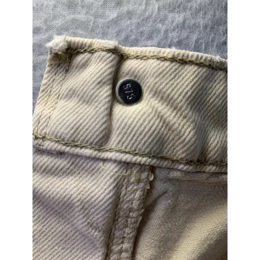 VTG Levis 550 Jeans Made In USA 90'S Men Sz 36/30 Y2K Thrifter Cream
