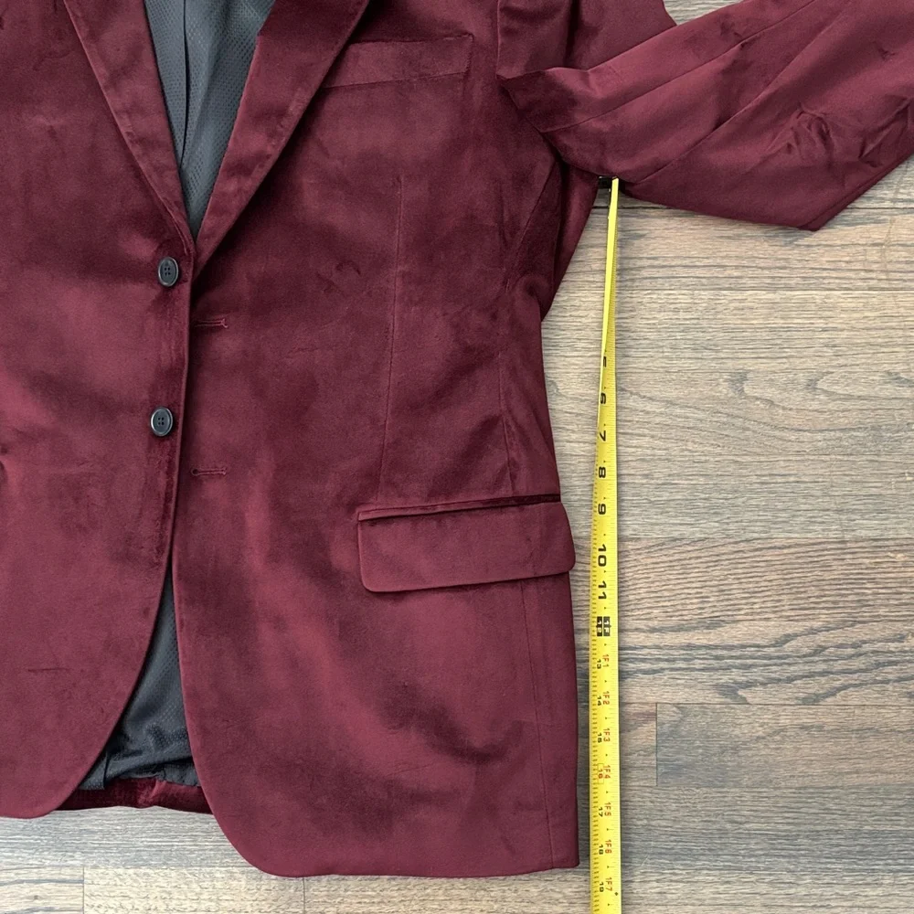 Mens Wearhouse luxurious burgundy