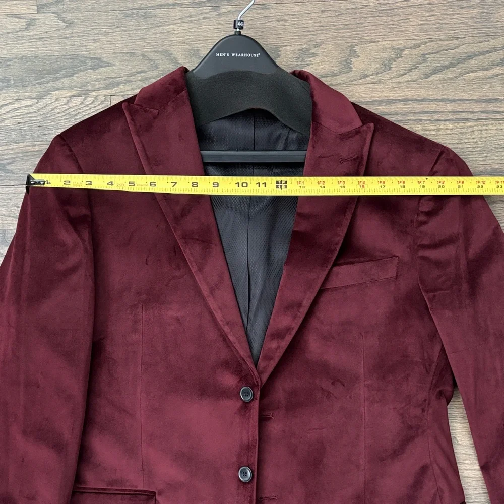 Mens Wearhouse luxurious burgundy