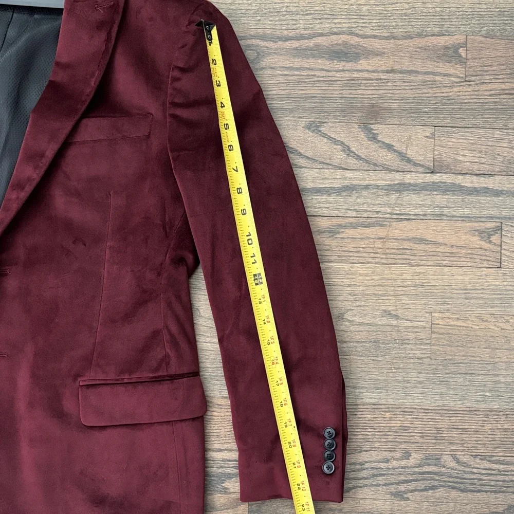 Mens Wearhouse luxurious burgundy
