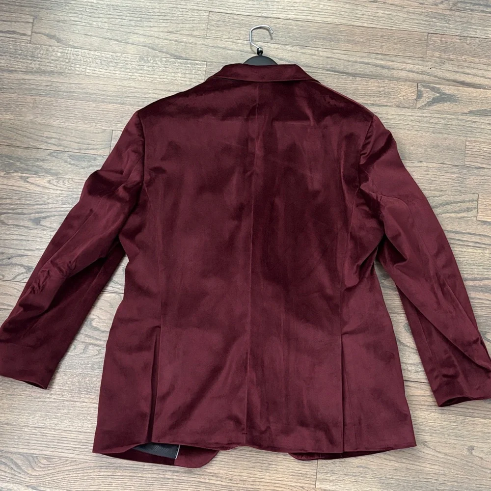 Mens Wearhouse luxurious burgundy