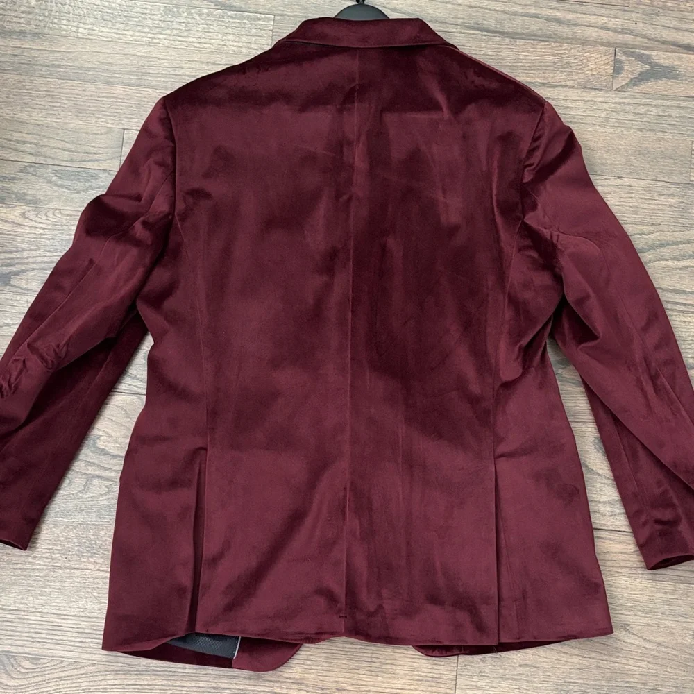 Mens Wearhouse luxurious burgundy