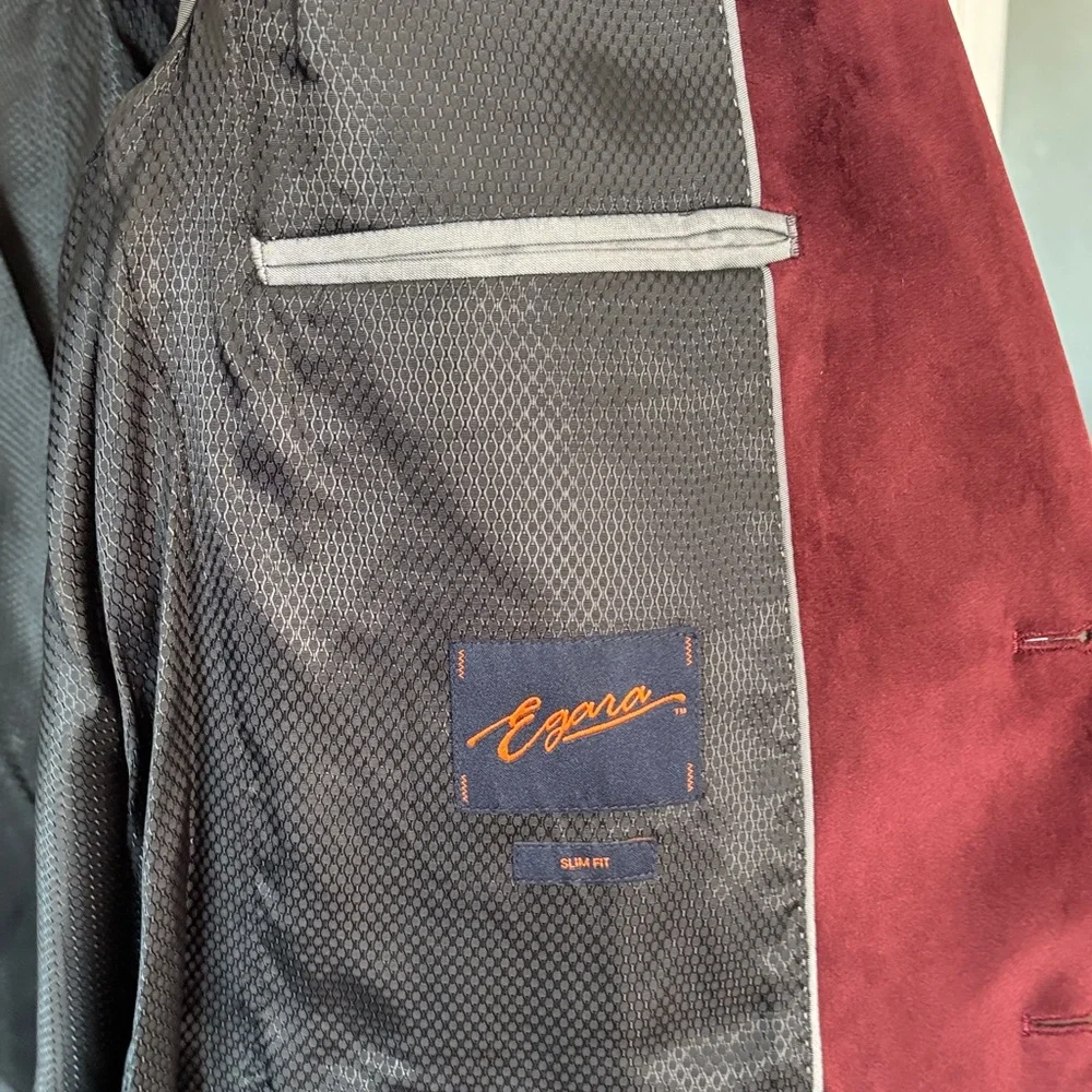 Mens Wearhouse luxurious burgundy