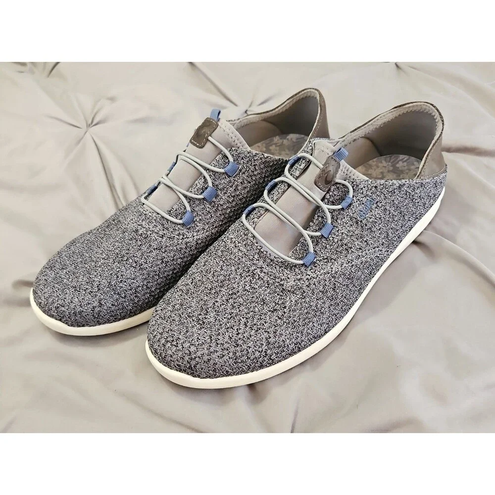OluKai Alapa Li Men’s Size 12 Slip On Running Sneakers Charcoal Gray Mesh EUC