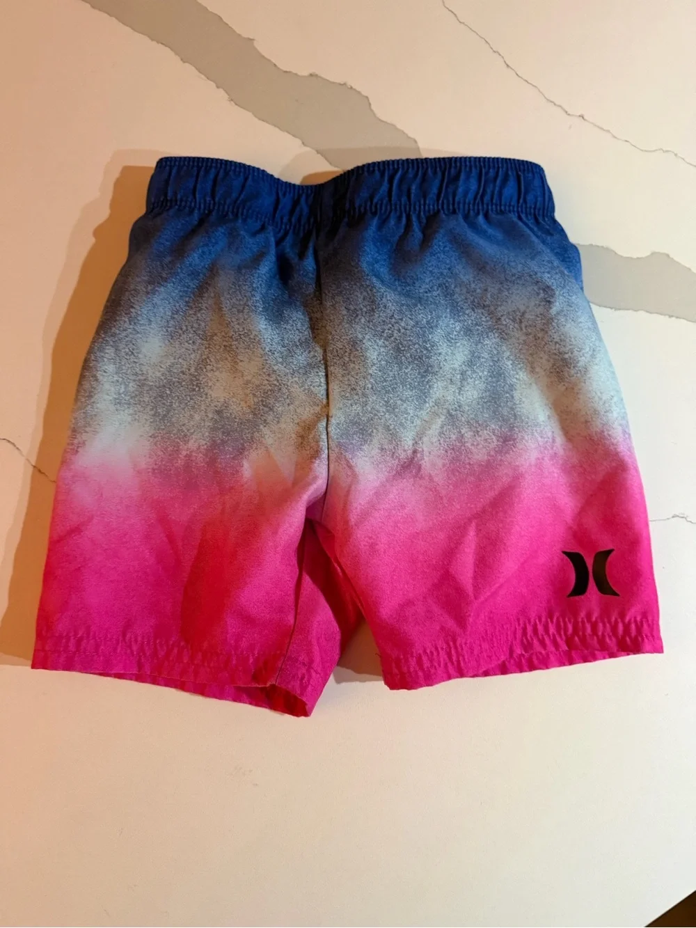 Hurley Boys Ombre Swim Trunks Blue Pink Size 2T