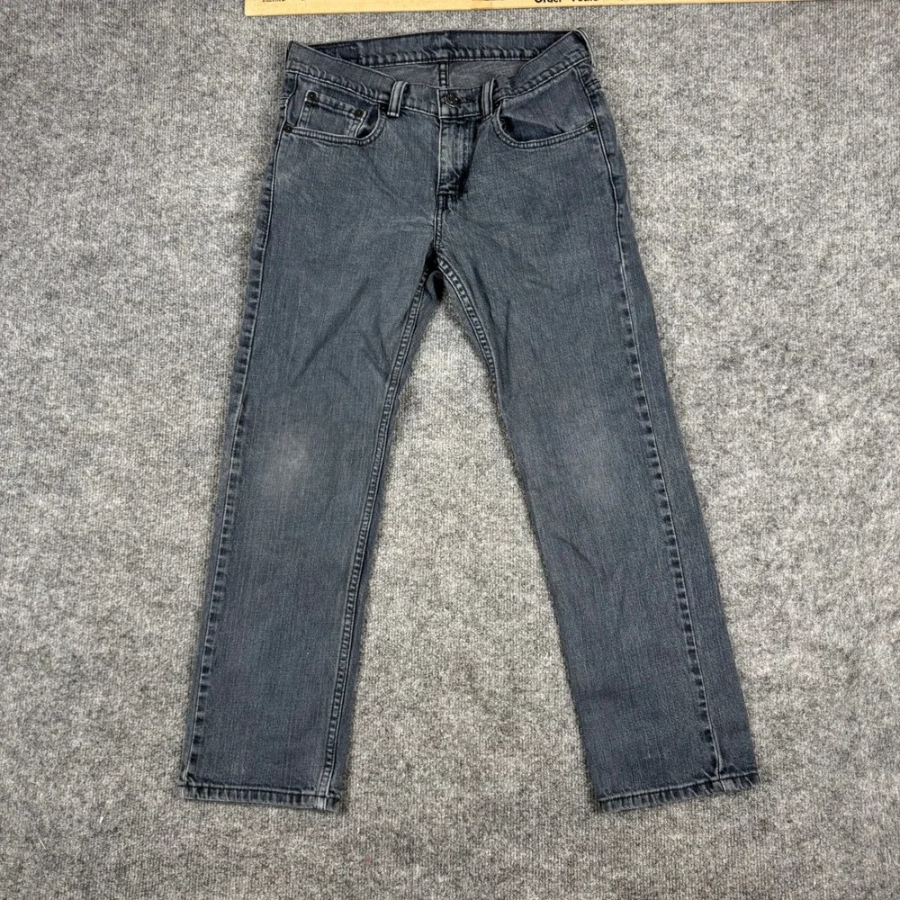 Levi's Jeans Mens Size 30x28 Black 511 Skinny Fit Faded Denim Stretch Casual