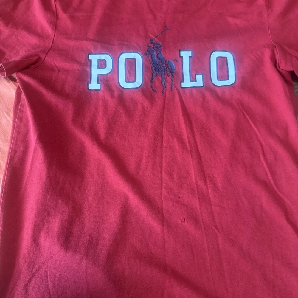 Polo Ralph Lauren orange neck