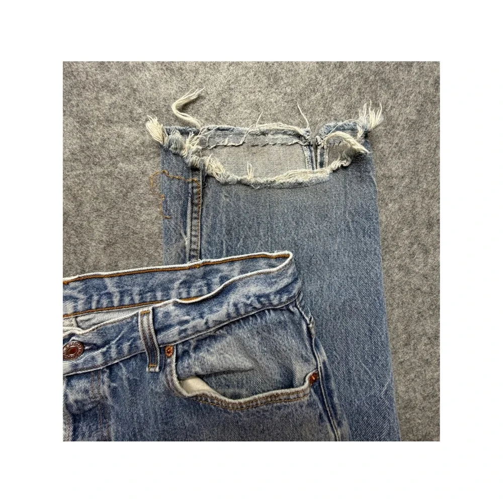 Vintage Levis 501XX Jeans Mens 40x36 Light Wash Straight Leg Button Fly USA 90s