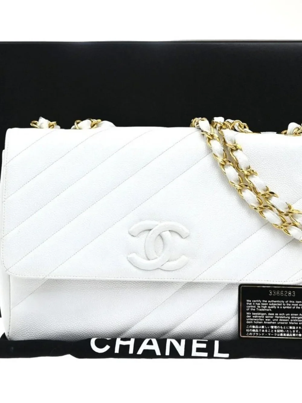 CHANEL outside leather