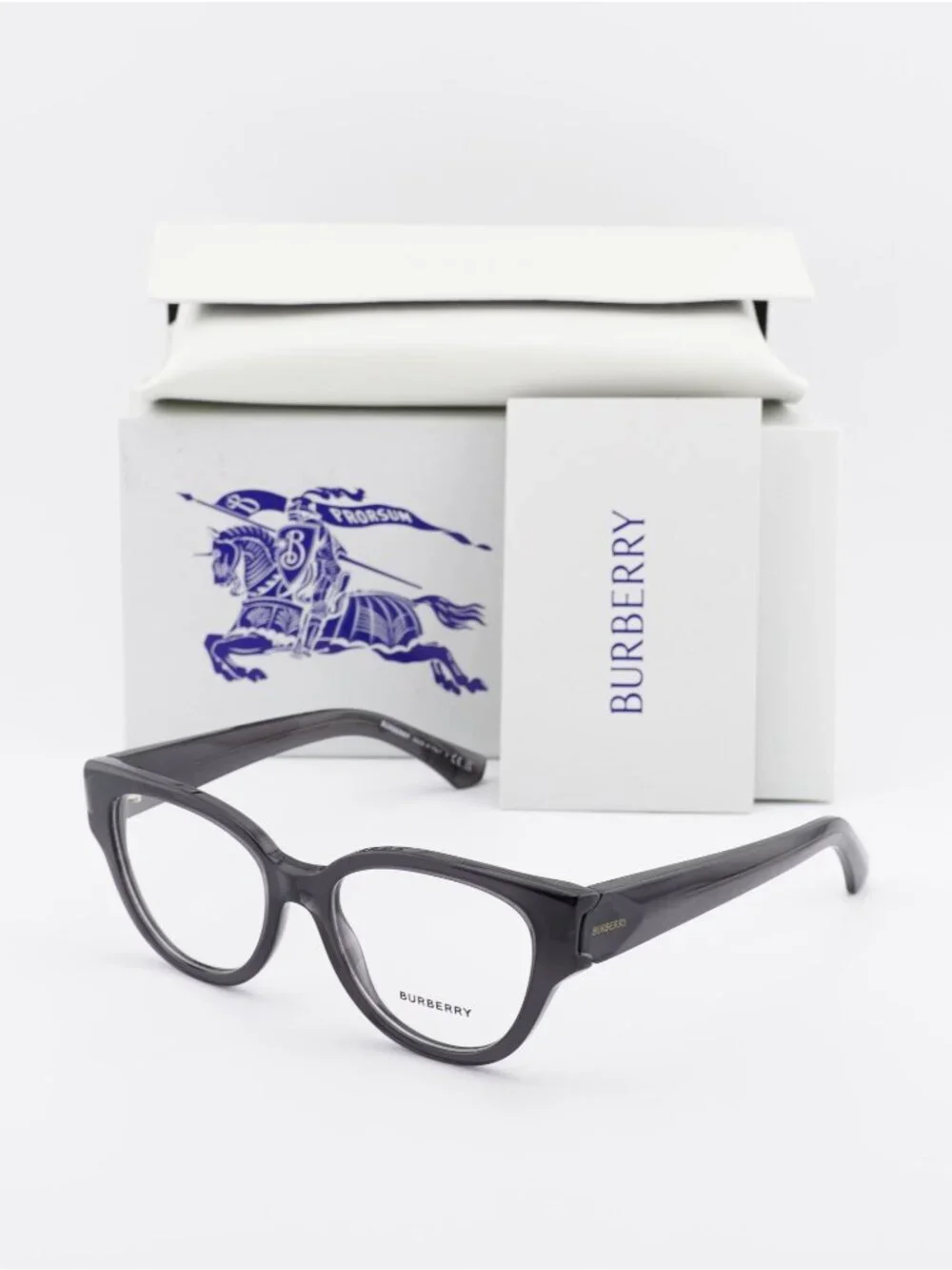 Burberry BE2421 4112 Round Eyeglasses 53mm - Grey